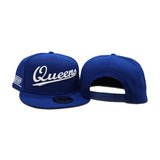 Royal Blue Queens New Era Queens NY Patch Snapback 9FIFTY Hat