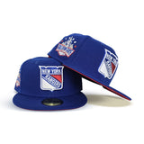 Royal Blue New York Rangers Red Bottom 1994 All Star Game Side Patch New Era 59Fifty Fitted