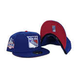 Royal Blue New York Rangers Red Bottom 1994 All Star Game Side Patch New Era 59Fifty Fitted