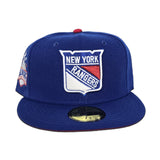 Royal Blue New York Rangers Red Bottom 1994 All Star Game Side Patch New Era 59Fifty Fitted