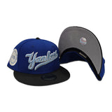 Royal Blue New York Yankees Black Gray Bottom 1942 All Star Game Side Patch New Era 59Fifty Fitted