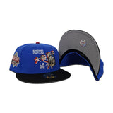 Royal Blue Los Angeles Dodgers Shohei Ohtani Black Visor Gray Bottom 40th Anniversary Side Patch New Era 59Fifty Fitted