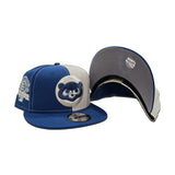 Sea Blue Stone Split Chicago Cubs Red Visor Gray Bottom 1990 All Star Game Side Patch New Era 9Fifty Snapback