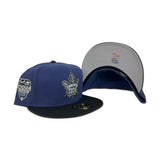 Royal Blue Toronto Maple Leaf Black Visor