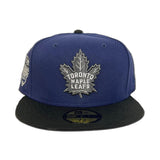 Royal Blue Toronto Maple Leaf Black Visor