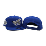 Royal Blue Anaheim Angels Gray Bottom 40th Anniversary Side Patch 9Fifty New Era Snapback