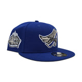 Royal Blue Anaheim Angels Gray Bottom 40th Anniversary Side Patch 9Fifty New Era Snapback