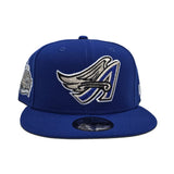 Royal Blue Anaheim Angels Gray Bottom 40th Anniversary Side Patch 9Fifty New Era Snapback