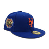 Royal Blue New York Mets Green Bottom 1969 World Series Side Patch New Era 59Fifty Fitted