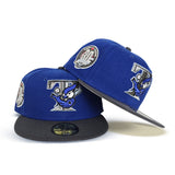 Royal Blue Toronto Blue Jays Dark Gray Visor Gray Bottom 30th Season Side Patch New Era 59Fifty Fitted