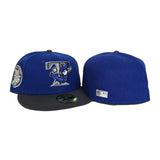 Royal Blue Toronto Blue Jays Dark Gray Visor Gray Bottom 30th Season Side Patch New Era 59Fifty Fitted