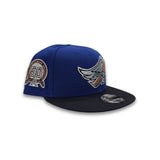 Royal Blue Los Angeles Angels 50th Anniversary Navy Blue Visor Gray Bottom 9Fifty New Era Snapback