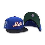 Royal Blue New York Mets Black Visor Green Bottom 1964 All Star Game Side Patch New Era 59Fifty Fitted