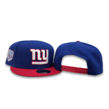 Royal New York Giants Red Visor Gray Bottom Super Bowl XXV Side Patch New Era 9Fifty Snapback