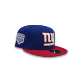 Royal New York Giants Red Visor Gray Bottom Super Bowl XXV Side Patch New Era 9Fifty Snapback