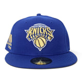 Royal Blue New York Knicks Gray Bottom 2025-2026 NBA Champions Side Patch New Era 59Fifty Fitted