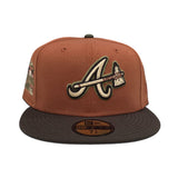 Rust Orange Atlanta Braves Brown Visor Gray Bottom 2000 All Star Game Side Patch New Era 59FIFTY Fitted