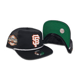 Black Trucker San Francisco Giants Green Bottom 2000 Inaugural Year Side Patch New Era Snapback