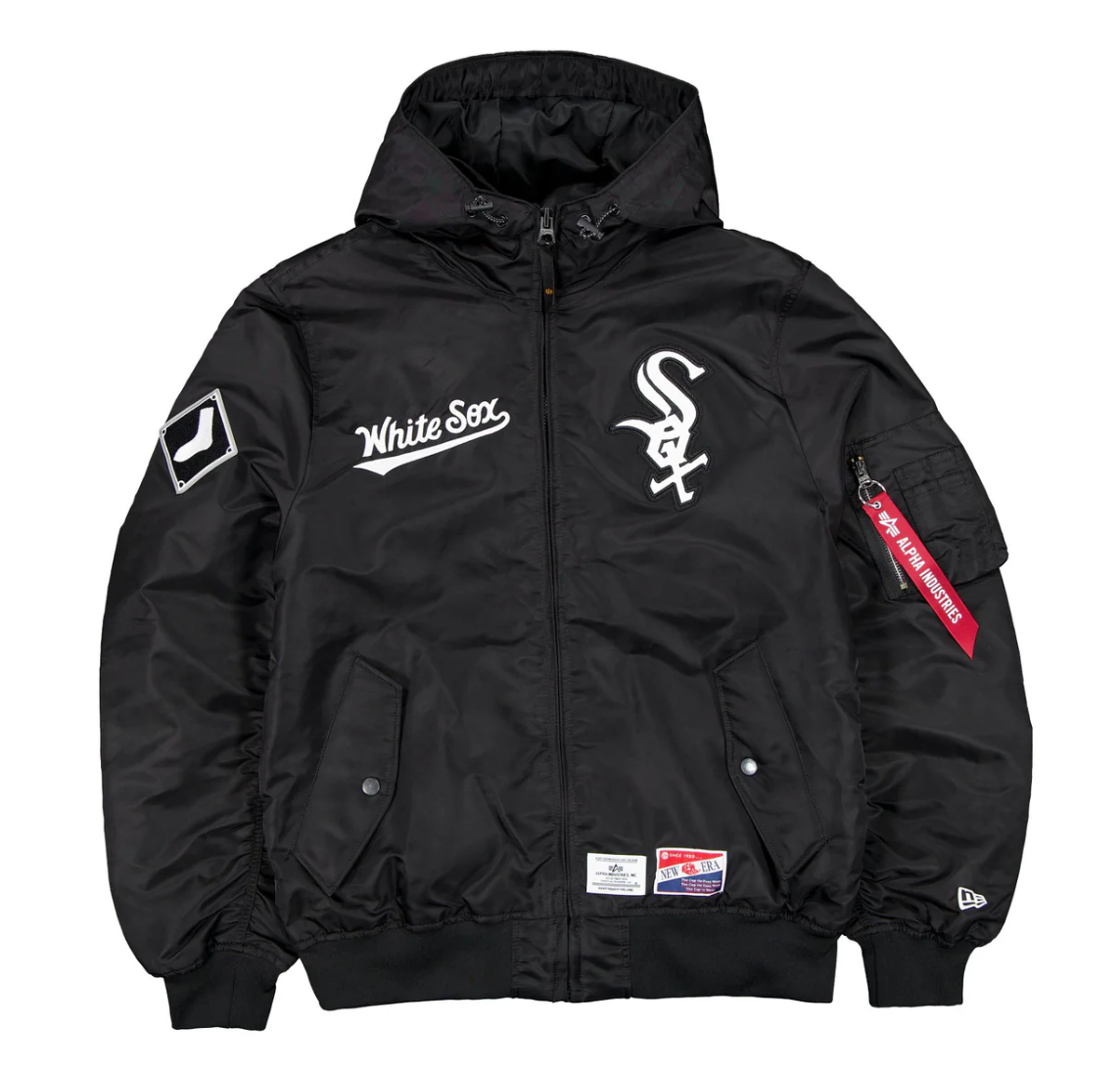 Black Chicago White Sox Alpha Industries X New Era L-2B Black Chicago White Sox Alpha Industries X New Era L-2B