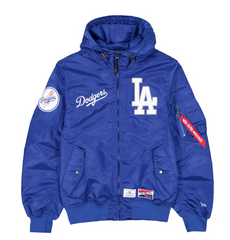 【新品】STAMPD LA DOUBLE LAYER BOMBER ジャケット Bomber Full-Zip Los Angeles Dodgers Historic L-2B Jacket
