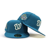 Teal Washington Nationals Gray Bottom 2018 All Star Game Side Patch New Era 59Fifty Fitted