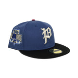 Seashore Blue Philadelphia Phillies Black Visor Gray Bottom 1996 All Star Game Side Patch New Era 59Fifty Fitted