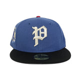 Seashore Blue Philadelphia Phillies Black Visor Gray Bottom 1996 All Star Game Side Patch New Era 59Fifty Fitted