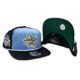 Sky Blue Houston Astros Black Trucker Green Bottom Astros Baseball Side Patch New Era Snapback