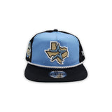 Sky Blue Houston Astros Black Trucker Green Bottom Astros Baseball Side Patch New Era Snapback