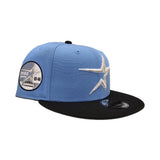 Sky Blue Houston Astros Black Visor Gray Bottom 35th Great Years Side Patch New Era 9Fifty Snapback