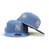 Sky Blue New York Yankees Statue of Liberty Gray Bottom 2009 World Series Side Patch New Era 9Fifty Snapback