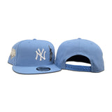 Sky Blue New York Yankees Statue of Liberty Gray Bottom 2009 World Series Side Patch New Era 9Fifty Snapback