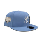 Sky Blue New York Yankees Statue of Liberty Gray Bottom 2009 World Series Side Patch New Era 9Fifty Snapback