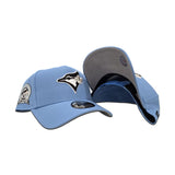 Sky Blue Toronto Blue Jays Curved Brim Gray Bottom 40th Season Side Patch New Era 9Forty Snapback