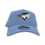 Sky Blue Toronto Blue Jays Curved Brim Gray Bottom 40th Season Side Patch New Era 9Forty Snapback