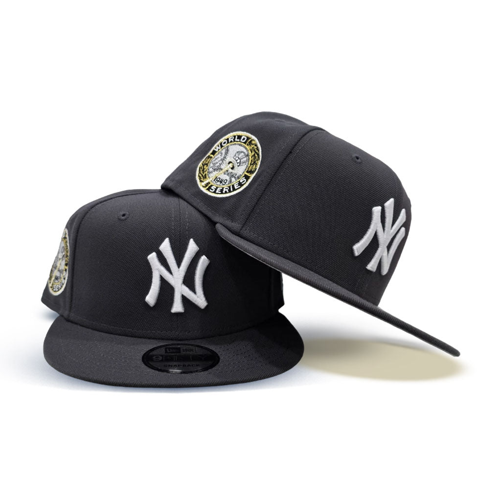 Dark Gray New York Yankees Gray Bottom 1949 World Series Side Patch New Era 9Fifty Snapback