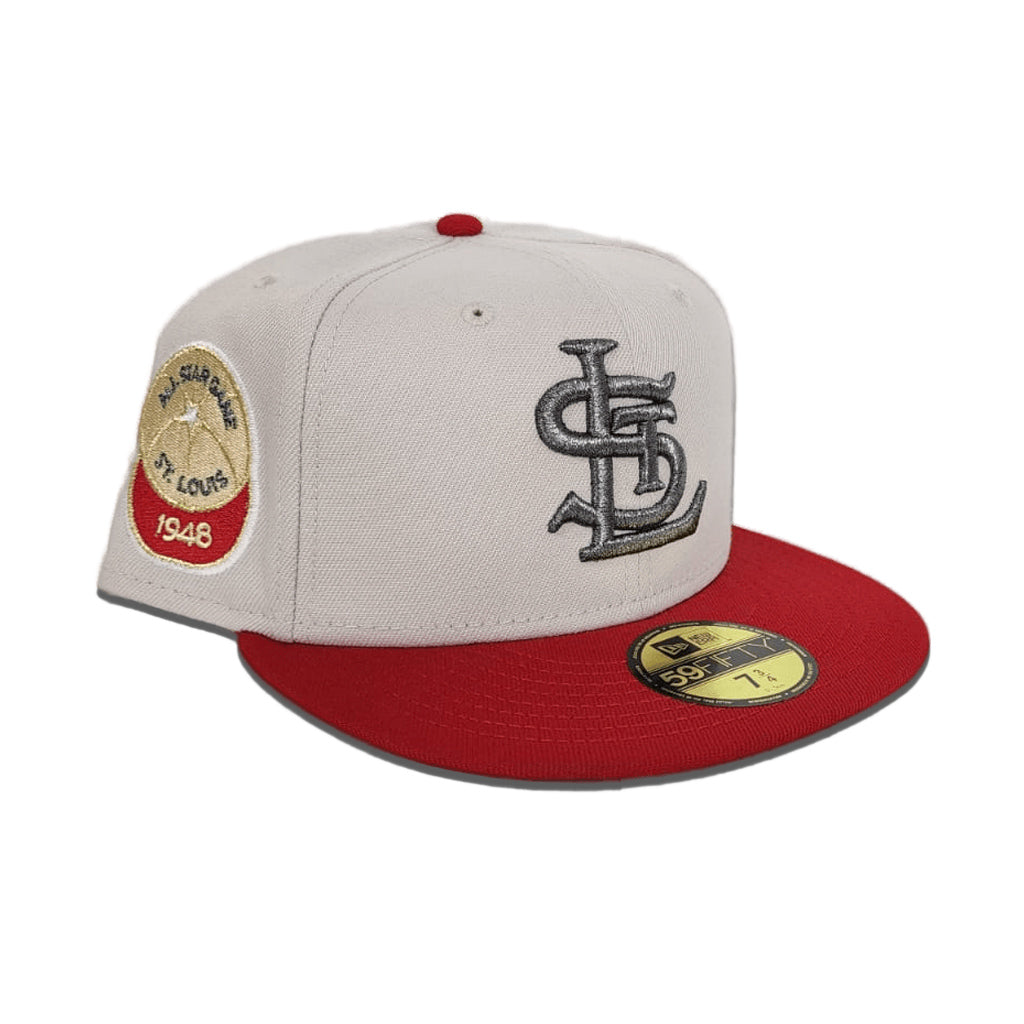 St. Louis Cardinals Match Up 59FIFTY Fitted Hat, White - Size: 7 3/8, MLB by New Era