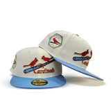 Off White St. Louis Cardinals Sky Blue Visor Gray Bottom 1931 World Series New Era 59Fifty Fitted