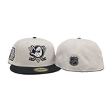 Off White Anaheim Mighty Ducks Gray Visor