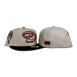 Stone Arizona Diamondbacks Black Visor