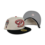 Stone Arizona Diamondbacks Black Visor