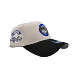 Stone Chicago Cubs Black Curved Brim Gray Bottom 1990 All Star Game New Era Curved Brim A-Frame 9Forty Snapback