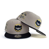 Stone Chicago Cubs Navy Blue Visor Gray Bottom 1990 All Star Game Side Patch New Era 9Fifty Snapback
