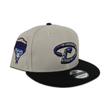 Stone Arizona Diamondbacks Black Visor Gray Bottom 1998 Inaugural Season Side Patch New Era 9Fifty Snapback