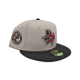 Stone Houston Astros Dark Gray Visor Gray Bottom Celebrating 40 Years Side Patch New Era 59Fifty Fitted