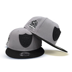 Raiders pewter’s shield 90s レイダース メタル Vintage 90s Raiders sports specialties shield logo hat Super rare