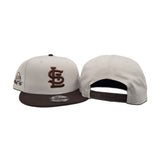 Stone St. Louis Cardinals Brown Visor Gray Bottom 2009 All Star Game Side Patch 9Fifty New Era Snapback