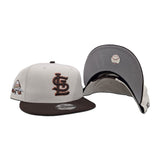 Stone St. Louis Cardinals Brown Visor Gray Bottom 2009 All Star Game Side Patch 9Fifty New Era Snapback