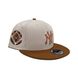 Stone New York Yankees Toast Visor Gray Bottom 1939 World Series Side Patch New Era 9Fifty Snapback