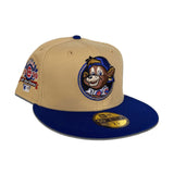 Vegas Gold Chicago Cubs Clark The Bear Logo Royal Visor Gray Bottom 1990 All Star Game Side Patch New Era 59Fifty Fitted